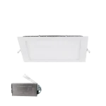 Biztonságos fizetés LED PANEL SZÖGLETES FELÜLETRE 18W 2700K+INVERTERREL