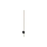 Como 9W 90cm LED fali lámpa fekete + arany Kedvezményes ár