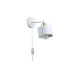 Biztonságos vásárlás Elza E27x1 LED fali lámpa mozgatható fehér + arany csatlakozó