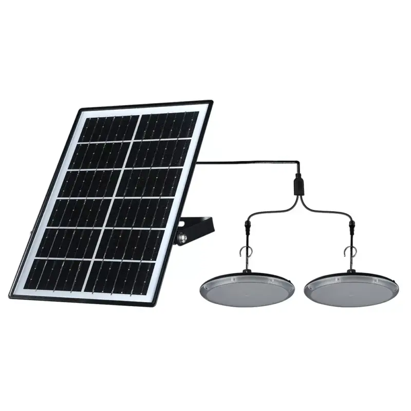 Akciós ár SOLAR LED PENDANT LIGHTS 2X5W IP65, BLACK