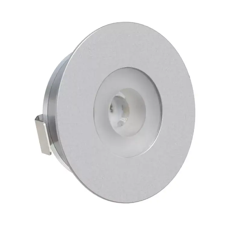 Korlátozott ajánlat EL-CB28 LED CABINET LIGHT 12V/1.2W 4000K D36ММ,SI.