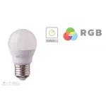 3,5W LED IZZÓ E27 G45 RGB+DW 4000K Expressz kézbesítés