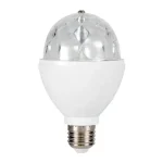 Korlátozott ajánlat Diszkó lámpa, forgó RGB LED, 3W DL 4/27