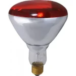 Azonnal elérhető Infra izzó R125 175W E27 vörös Helios