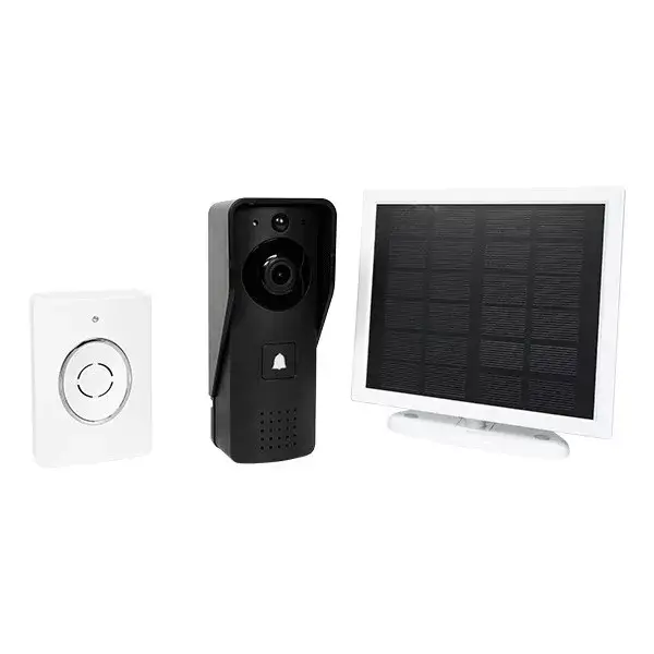 Outlet EL-IP09 SOLAR VIDEO DOORBELL CAMERA + CHIME SET