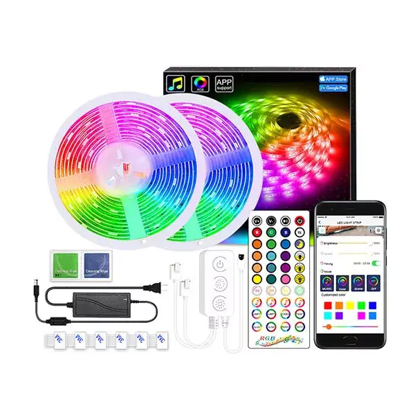 Biztonságos vásárlás BLUETOOTH LED RGB MUSIC STRIP, SET