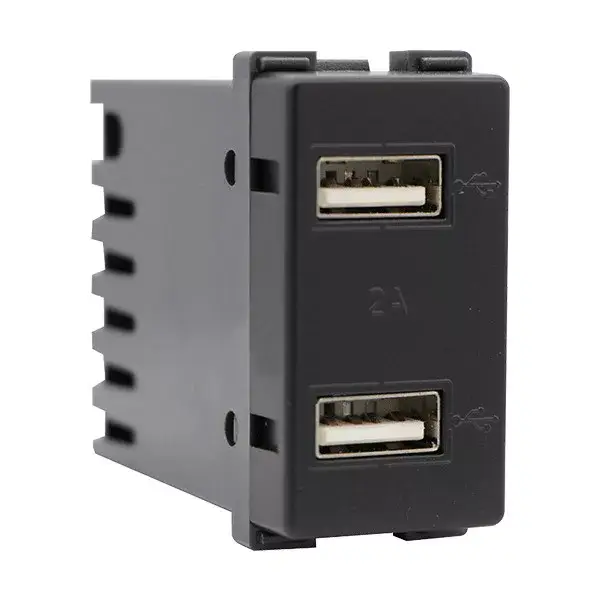 Utolsó esély LECCE USB ALJZAT DUPLA ANTRACIT