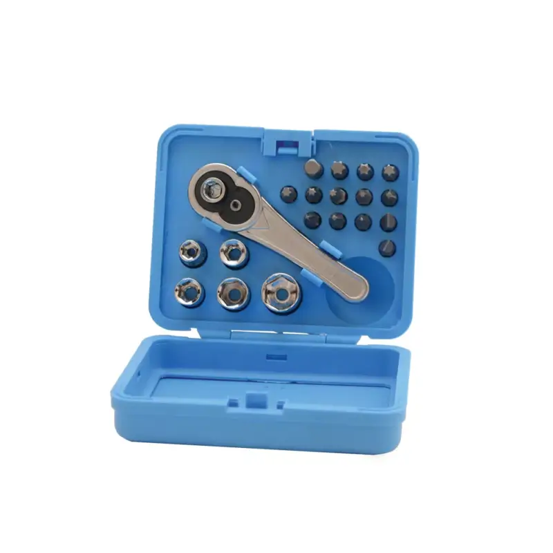 Kiárusítás 20PC SOCKET & SCREWDRIVER BIT TOOL SET CRV