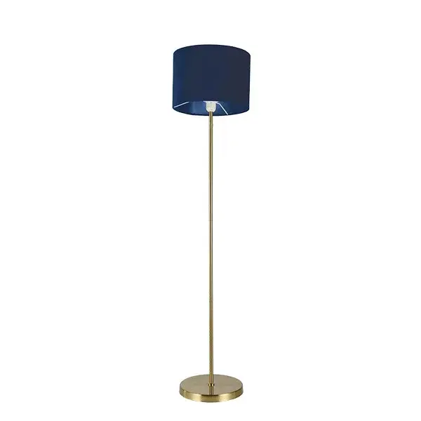 Olcsó FRANCO STOJANOVÁ LAMPA 1xE27 MOSADZ/MODRÁ