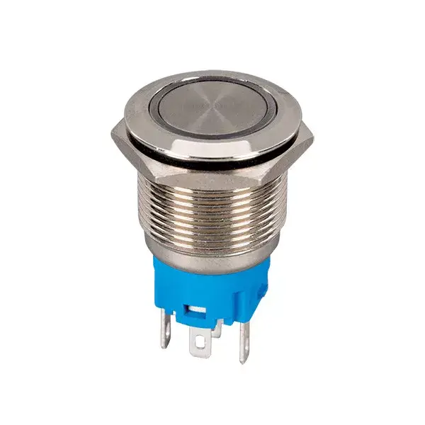 Prémium BEÉPÍTHETŐ NYOMÓGOMB INDIKÁTORRAL EL-2211DZR 1NO+1NC IP65 PIROS