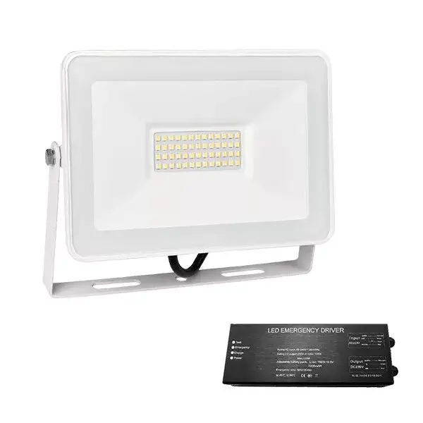 VEGA SLIM SMD LED REFLEKTOR 50W 4000K BIELY+NÚDZOVÝ ZDROJ Legkelendőbb