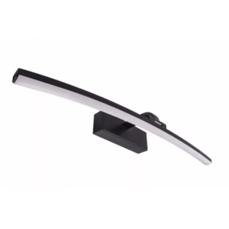 Árengedmény LED lámpatest , tükörvilágítás , 12W , 50 cm , természetes fehér , fekete , IP44 , STRÜHM , Mamba LED
