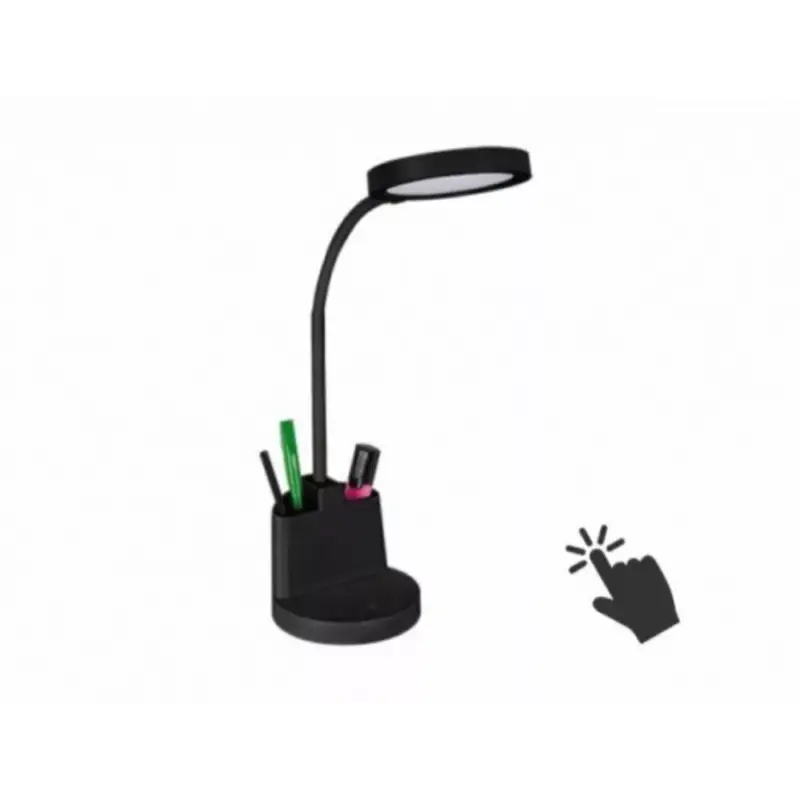 Expressz kézbesítés LED lámpatest , asztali , 8 Watt , természetes fehér , dimmelhető, fekete
