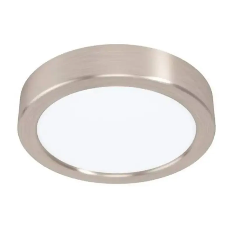 Alacsony ár LED panel , 10.5W , falon kívüli , kerek , természetes fehér , matt nikkel keret , EGLO , FUEVA 5 , 99228