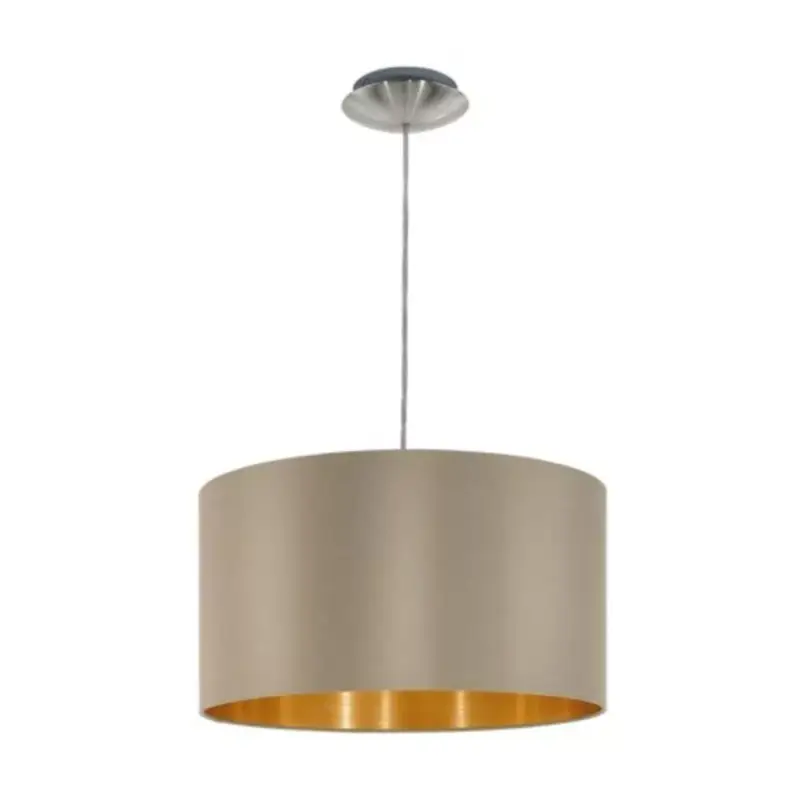 Azonnal elérhető EGLO , 31602 , MASERLO , függeszték , E27 , 1X60W , IP20 , tópszín, arany