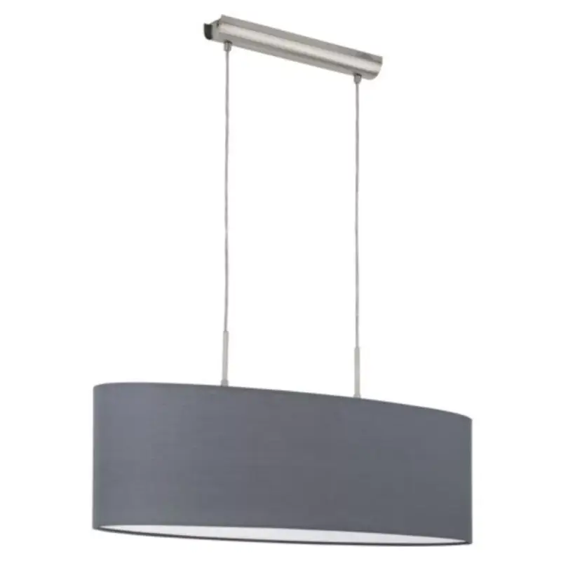 Alacsony ár EGLO , 31582 , PASTERI , függeszték , E27 , 2X60W , IP20 , szürke