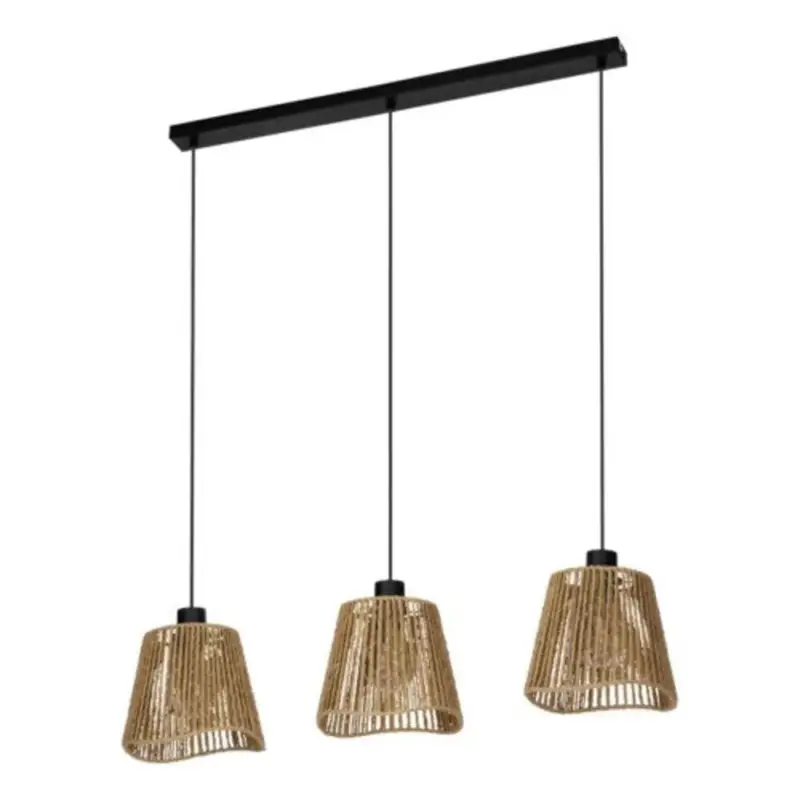 EGLO , 44073 , LAVISTER , függeszték , E27 , 3X60W , IP20 , natúr Vásárlói kedvenc