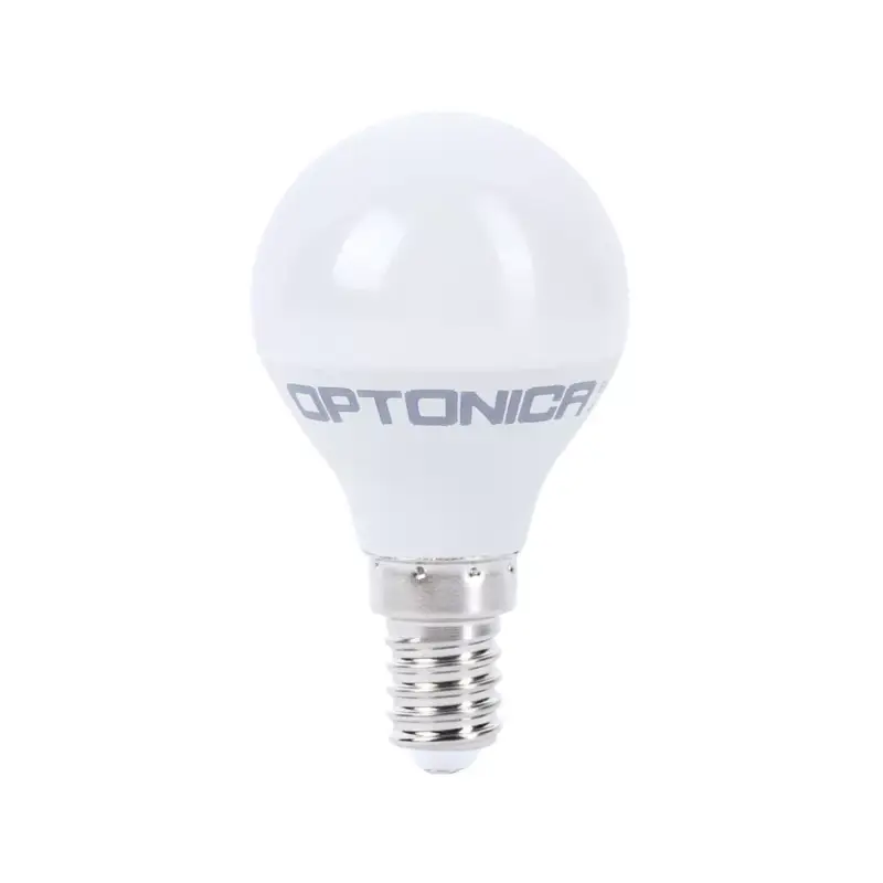 Árcsökkenés LED izzó E14 G45 5,5w, 2700K, meleg fehér, 450 lm, Optonica, 1403
