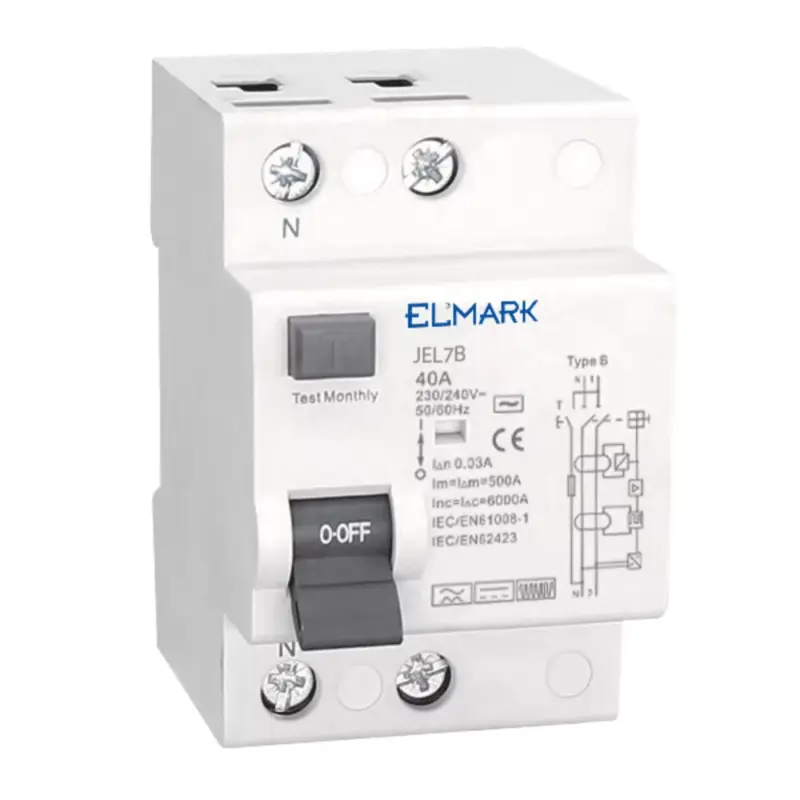 ELECTROMAG. RCCB JEL1B 10kA 2P TYPE B 63A/30mA Legnépszerűbb