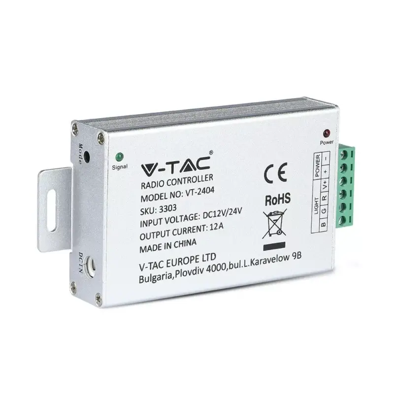Árengedmény LED szalag tartozék - vezérlő, V-TAC, 3303