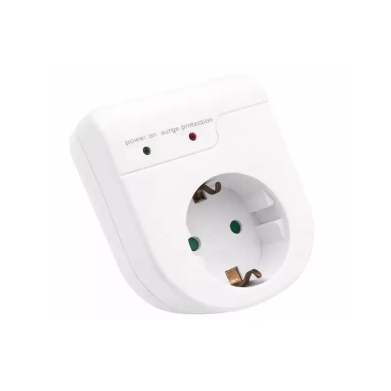 Kiárusítás Túlfeszültségvédő adapter SURGIO 16A 250V 3500W fehér gyermekvédelemmel 8002950 VITO