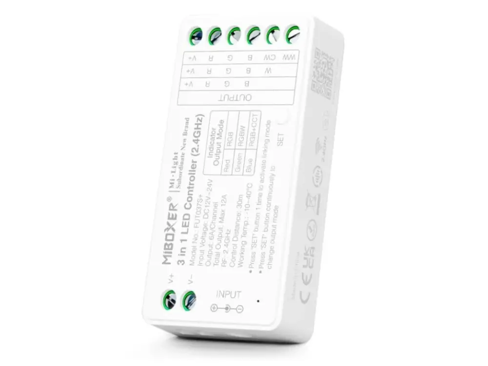 Expressz kézbesítés Mi-Light MiBoxer RF 3az1-ben Jelvevő RGB, RGBW, RGB+CCT LED-szalagokhoz