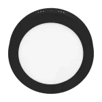 Különleges ajánlat Fekete rögzíthető LED-panel, gömbölyű, 300mm, 24W