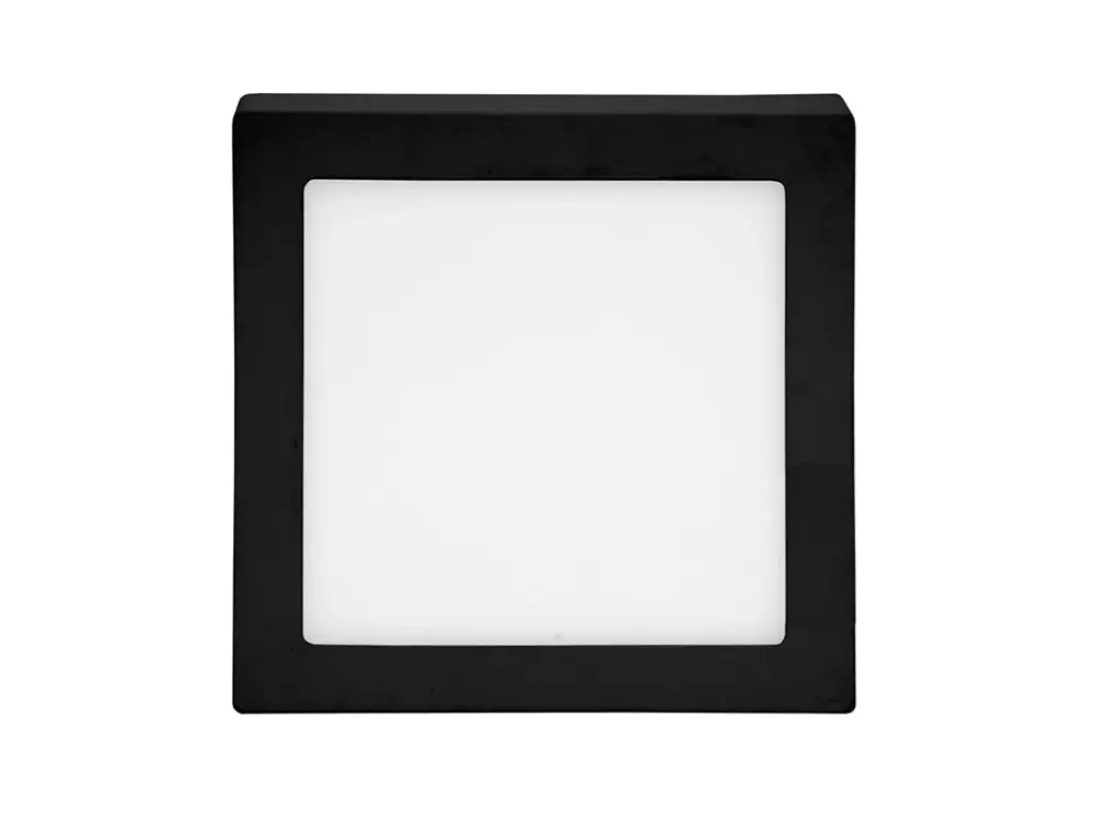 Olcsóbb Fekete rögzíthető LED-panel, szögletes, 300 x 300mm, 24W