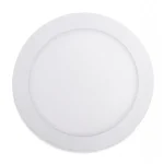 Fehér süllyeszthető LED-panel, gömbölyű, 220mm, 18W, Economy Outlet