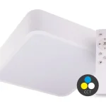 Árcsökkenés SMART TUYA Fehér LED mennyezeti szögletes lámpa 300x300mm 24W CCT távirányítóval