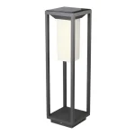 Szürke LED-es kerti napelemes lámpa mozgásérzékelővel 2W IP65 50cm Újdonság