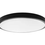 Vásárlói kedvenc Fekete kerek falon kívüli LED lámpa Plano 350mm 36W IP44