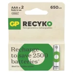 Újratölthető elem GP ReCyko 650 AAA (HR03), 2 db Nézd meg most