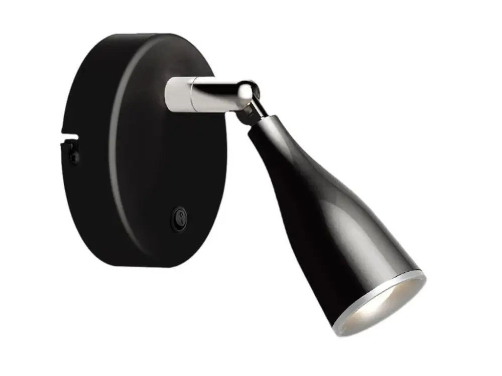 Fekete LED spotlámpa 4,5W kapcsolóval Ajánlat