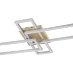 Króm LED mennyezeti lámpa Ashton 645mm 24W Expressz szállítás