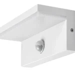 Fehér homlokzati LED lámpa mozgásérzékelővel Zaragoza 9W IP54 CCT Olcsó