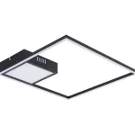 Fekete LED mennyezeti lámpa Sirius 400x400mm 30W Expressz szállítás