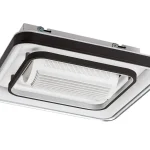 SMART WIFI Fekete LED mennyezeti lámpa Aireon ventilátorral 480x480mm 50W CCT távirányítóval Szuper ajánlat