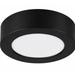 Rendeld meg most Fekete LED mennyezeti lámpa Shaun Plus kerek 120mm 7W IP44