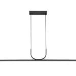 Biztonságos fizetés Fekete függesztett LED lámpa Elia 1200mm 25W