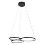 Fekete függesztett LED lámpa Formand 610mm 38W Ne maradj le