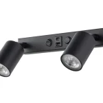 Fekete Nex spot lámpa USB-vel 2x GU10 izzóhoz Ajánlat