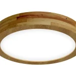 LED mennyezeti lámpa Rondo Woodline Tölgy kerek 400mm 36W Újdonság