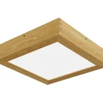 Prémium LED mennyezeti lámpa Quadra Woodline Tölgy szögletes 300x300mm 24W