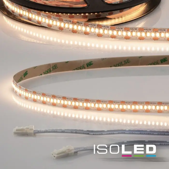 LED CRI930 MiniAMP flex. szalag, 12V, 6W, IP20, 3000K, 500cm, kétoldalas 30cm kábel + maleAMP Outlet