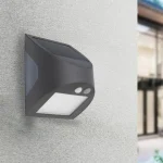 LED szürke fali napelemes lámpa 3W / 3000K / 4000K - LS225 Kedvezményes ár