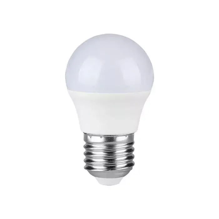 Árengedmény V-TAC LED izzóE27 G45 4.5W 180° 3000K kisgömb - 217407