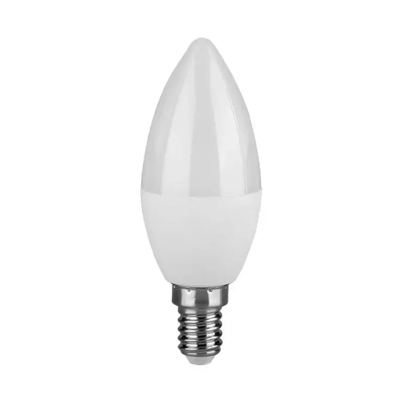 V-TAC LED izzóE14 C37 4.5W 200° 4000K gyertya - 2142581 Legnépszerűbb
