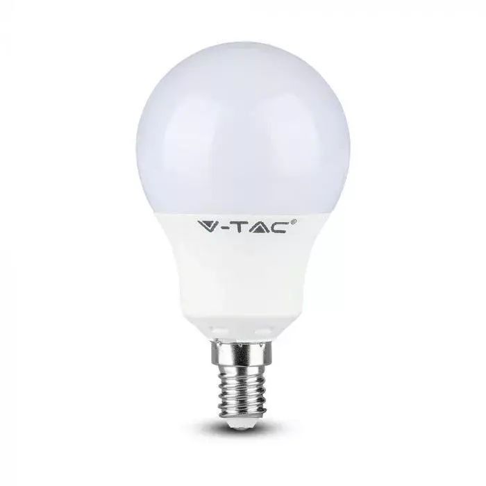 V-TAC LED izzóE14 P45 5.5W 180° CRI>95 6400K kisgömb - 7490 Olcsó