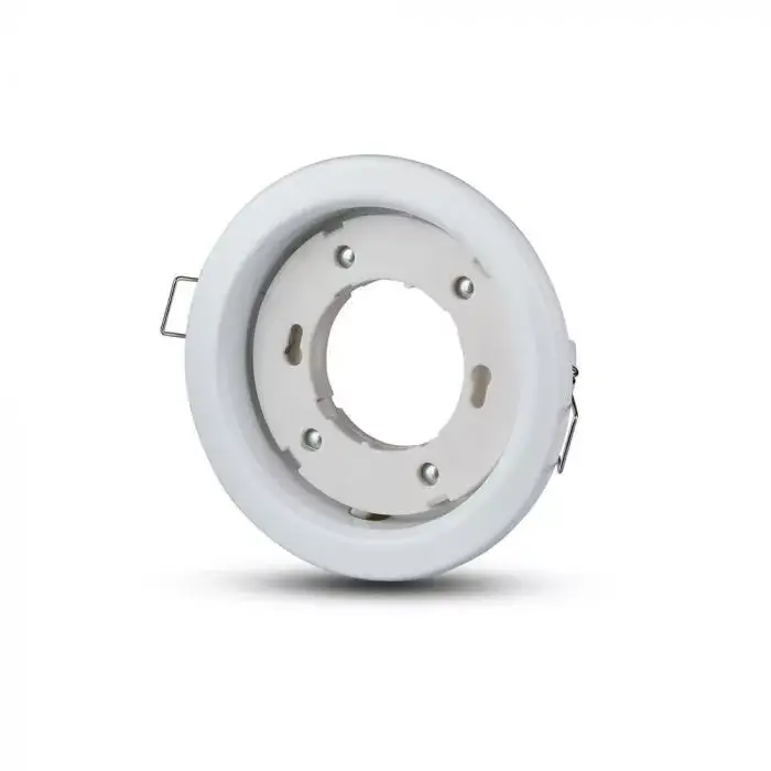 V-TAC Süllyeszthető GX53 LED spotlámpakeret kör, fehér - 3675 Kedvezményes ár